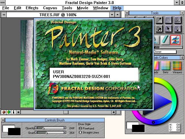 Fractical Design Painter 3.0 - About